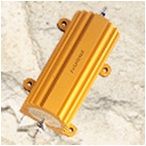 Aluminum Housed Wirewound Resistors, Golden Aluminum Housed Power Wirewound Resistor